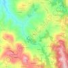 Mapa topográfico Beleo, altitud, relieve