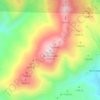 Mapa topográfico Almiruete, altitud, relieve
