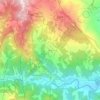 Mapa topográfico Casale, altitud, relieve