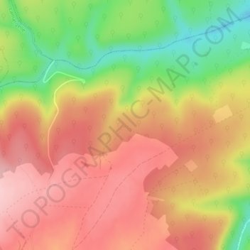 Mapa topográfico Bois Dit le beau Valet, altitud, relieve
