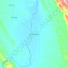 Mapa topográfico Cuchillo Parado, altitud, relieve