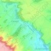 Mapa topográfico Château Rouge, altitud, relieve