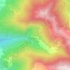 Mapa topográfico Volpara, altitud, relieve