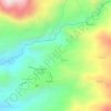 Mapa topográfico Ingapirca, altitud, relieve