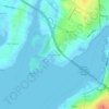 Mapa topográfico Brayton Point, altitud, relieve