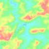 Mapa topográfico Paramo, altitud, relieve