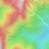 Mapa topográfico Vallons, altitud, relieve