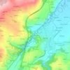 Mapa topográfico Veiga de Abaixo, altitud, relieve
