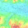 Mapa topográfico Penning, altitud, relieve