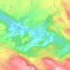 Mapa topográfico Le Corneloux, altitud, relieve