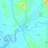Mapa topográfico Ye, altitud, relieve