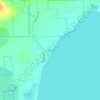 Mapa topográfico Traverse Bay, altitud, relieve