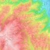 Mapa topográfico Gachon, altitud, relieve