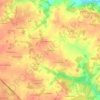 Mapa topográfico La Coulée, altitud, relieve