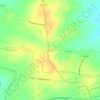 Mapa topográfico Pannur, altitud, relieve