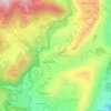 Mapa topográfico Cavalice, altitud, relieve