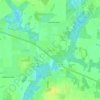 Mapa topográfico Myakka City, altitud, relieve