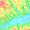 Mapa topográfico Nagl, altitud, relieve