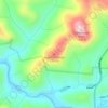 Mapa topográfico Angel Mountain, altitud, relieve