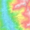 Mapa topográfico Cialfrezzo Inferiore, altitud, relieve