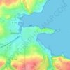 Mapa topográfico Kerdreiz, altitud, relieve
