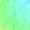 Mapa topográfico Hat Hai, altitud, relieve