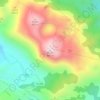 Mapa topográfico Mullir, altitud, relieve
