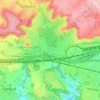 Mapa topográfico Frogholt, altitud, relieve