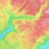 Mapa topográfico La Breuche, altitud, relieve