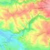 Mapa topográfico Rayssac, altitud, relieve