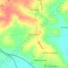 Mapa topográfico Tur Langton, altitud, relieve