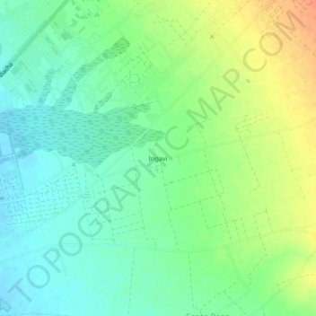 Mapa topográfico Ingavi, altitud, relieve