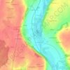 Mapa topográfico Le Bouillon, altitud, relieve