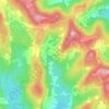 Mapa topográfico Lester, altitud, relieve