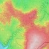 Mapa topográfico Siamesische Zwillinge, Dick, altitud, relieve