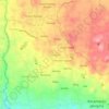 Mapa topográfico Pendem, altitud, relieve
