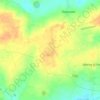 Mapa topográfico Deopham Green, altitud, relieve