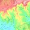 Mapa topográfico Cochet, altitud, relieve