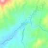 Mapa topográfico Punta de Agua de Camotlán, altitud, relieve