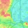 Mapa topográfico Stroude, altitud, relieve