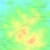Mapa topográfico Nagaram, altitud, relieve