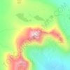 Mapa topográfico Sgùrr Mòr, altitud, relieve