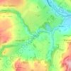 Mapa topográfico Alport, altitud, relieve