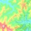 Mapa topográfico Mazzaferro, altitud, relieve