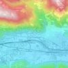 Mapa topográfico Poisatto, altitud, relieve