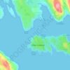 Mapa topográfico Rubha nam Bùthan, altitud, relieve