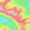 Mapa topográfico Pic d'Anéou, altitud, relieve