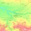 Mapa topográfico Bhusawal, altitud, relieve