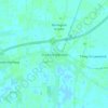 Mapa topográfico St John's Highway, altitud, relieve