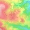 Mapa topográfico Les Clavelloux, altitud, relieve